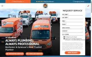 AP Plumbing of Coon Rapids website