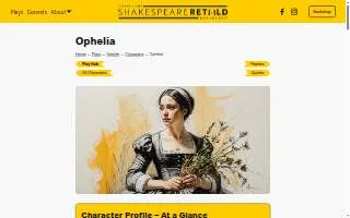 Ophelia's Restaurant & Inn website