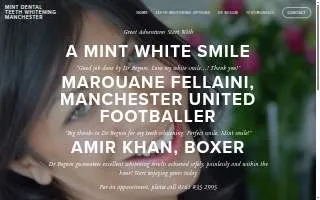 Mint Dental of Pearl website