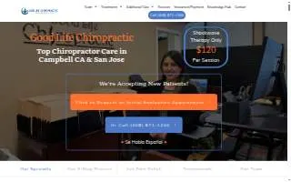 Good Life Chiropractic of Lee's Summit website
