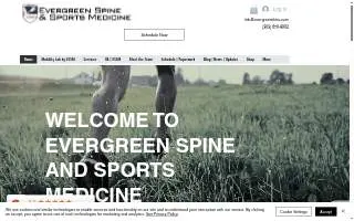 Evergreen Chiropractic of Lee's Summit website