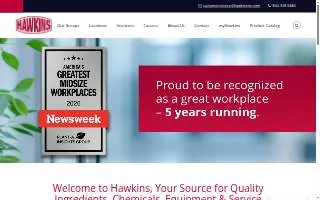 Hawkins Construction & Flatwork website