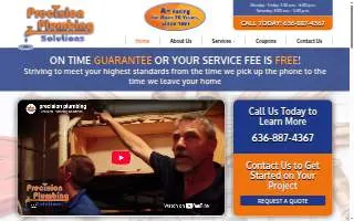 Precision Plumbing Solutions of O'Fallon website
