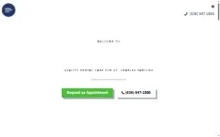 Wilson Family Dental of St. Charles website