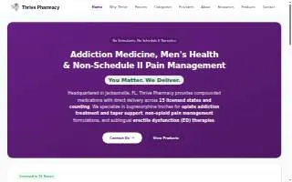 Thrive Pharmacy of Jacksonville website