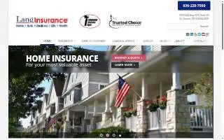 Lang Insurance website
