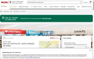 CVS Pharmacy of St. Charles website