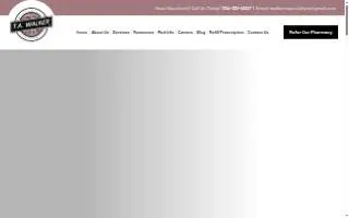 Walker's Drug Store & Post Office website