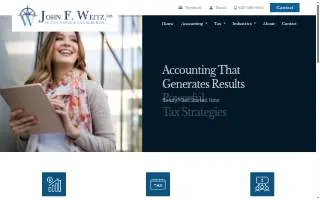 John F. Weitz CPA of St. Charles website
