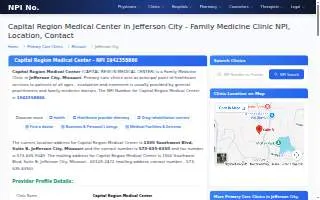Family Medicine Clinic-Jefferson City-SW Blvd, Ste B website