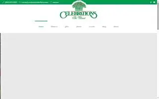 Celebrations Down Town website