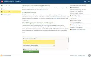MedStop One website