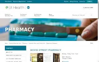 Wood Street Pharmacy website