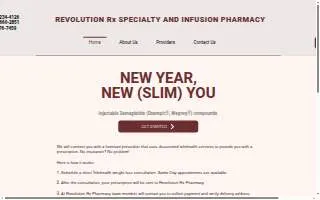 Revolution Rx Pharmacy website