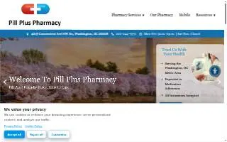 Pill Plus Pharmacy website