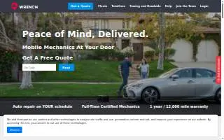 Wrench Mobile Mechanic - St Louis County website