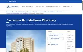 Ascension Rx - Midtown Pharmacy website
