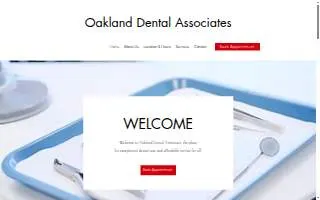 Oakland Dental Associates website