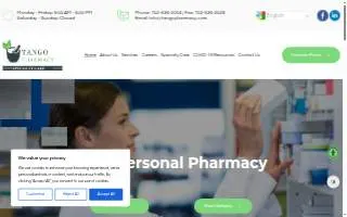 Tango Pharmacy website