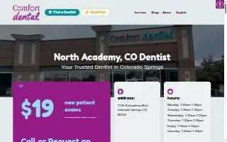 Comfort Dental North Academy - Colorado Springs website