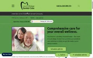 Loch Ridge Dental Care of Baltimore website