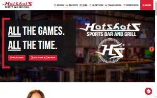 Hotshots Sports Bar & Grill of Wentzville website