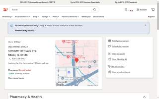 WALGREENS #16542 Pharmacy