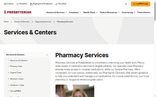 Presbyterian Specialty Pharmacy