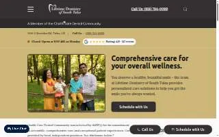 Lifetime Dentistry of South Tulsa website