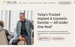 Tulsa Time Dental Design website