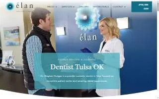 élan Tulsa Cosmetic Dentistry website