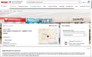 CVS of Liberty website