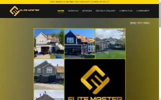 Elite Master Contractors of Liberty website