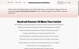 Headrush Roasters Coffee & Tea