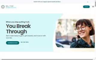 Belton Modern Dentistry website