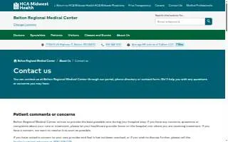 Belton Regional Medical Center website