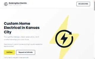 Redemptive Electric, LLC website
