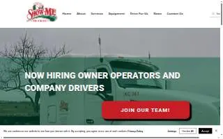 Show Me Trucking of Belton website