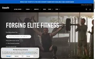 CrossFit Achieve website