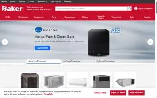Baker Range website