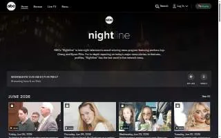 Nightline Express website