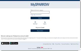 Sparrow Plumbing and Drain Cleaning website