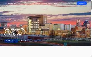 818 Dental website
