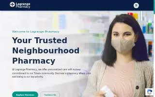 Lagrange Pharmacy website