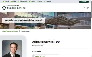 Adam Samaritoni, DO website