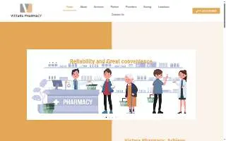 Vistara Specialty Pharmacy website