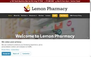 Lemon Pharmacy website