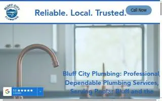 Bluff City Plumbing LLC website