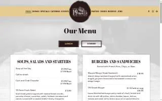 One 19 North Tapas Wine Bar website