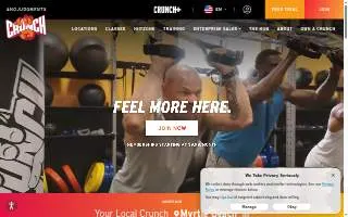 Crunch Fitness - Southaven website